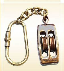 Pulley Nautical Key Chain
