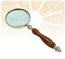 Wood Handle Hand Magnifier