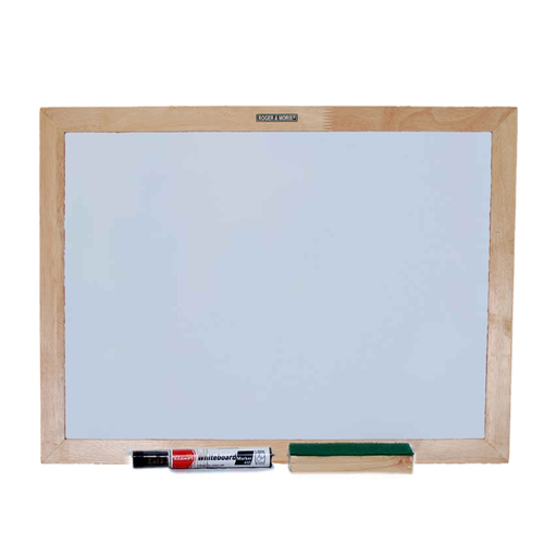 Wooden Frame Non Magnetic White Board