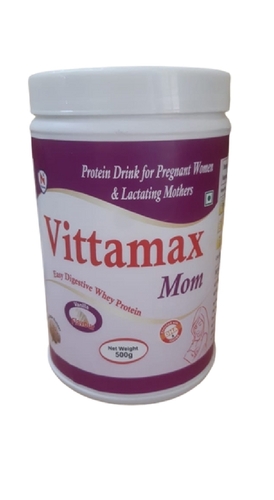Vittamax Mom Protein Powder Vanilla Flavour(women health supplement)