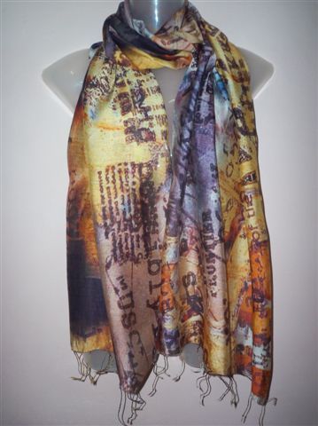 Silk Digital Print Stole