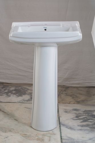 White Pedestal Wash Basin