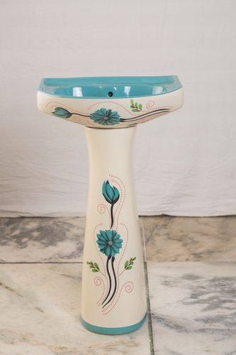 Round Pedestal Wash Basin