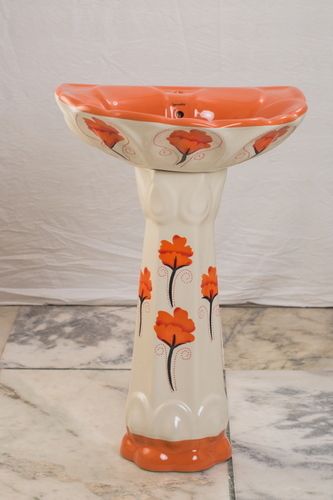 Printed Pedestal Wash Basin