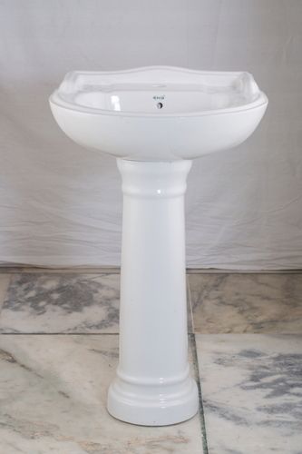 Ceramic Wash Basin with Pedestal