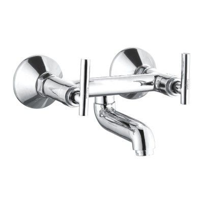 Stainless Steel Cp Wall Mixer With Wall Flanges