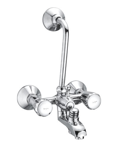 Stainless Steel Brass Wall Mixer 3 In 1