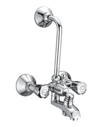 Brass 2 in 1 Wall Mixer