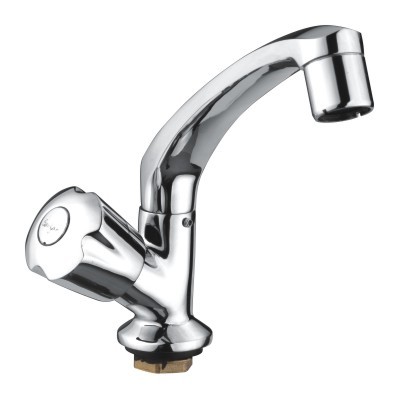 CP Pillar Tap With Swan Neck