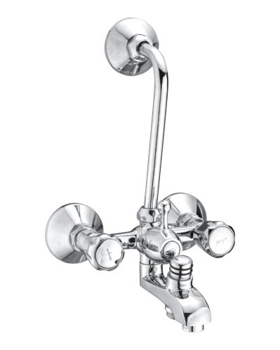Brass 3 in 1 Wall Mixer For Bath