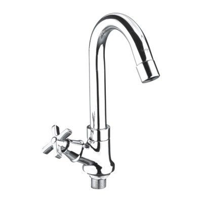 CP PIllar Tap With Swan Neck Manufacturer