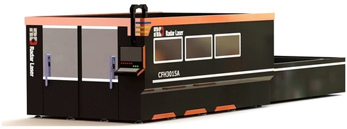 Fiber Laser Cutting Machine and Automatic Interchangeable with Bracketingt