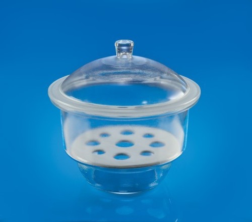 Desiccator Glass with Porcelain Plate