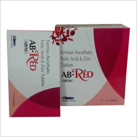 Ferrous Ascorbate Folic Acid Zinc Tablet