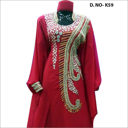 ladies kaftan with collar design