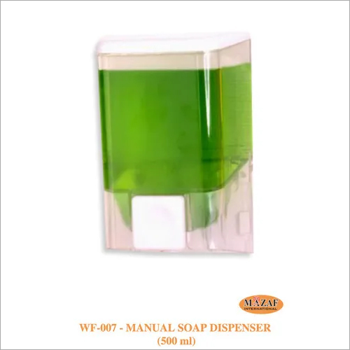 Transparent Manual Soap Dispenser (500ml)
