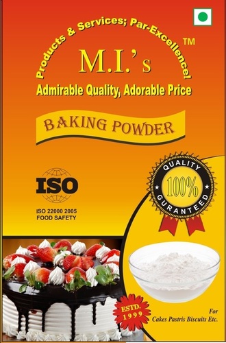 Double acting baking powder