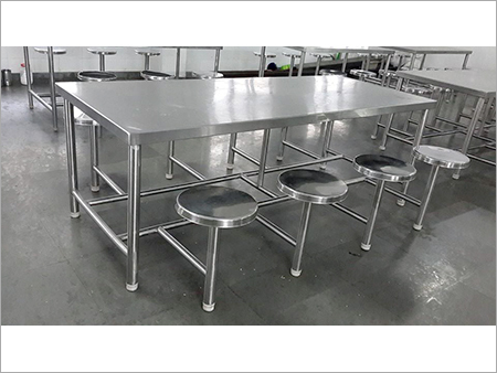 Stainless Steel canteen Table