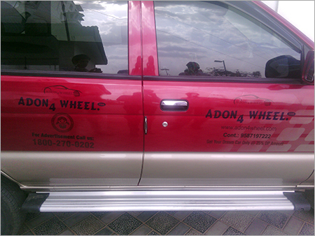 Corporate Advertisement On Cars