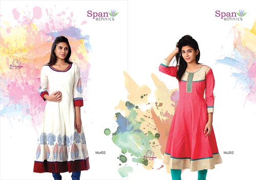 Plain Anarkali Suits