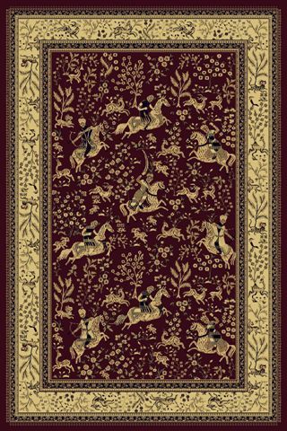 Kashmiri Silk Printed Carpets