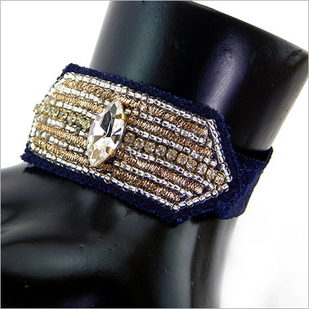 Colourful Beaded Embroidered Designer Bracelet