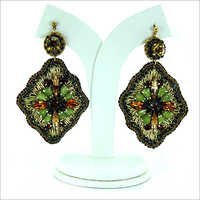 Hand Embroidered Earring