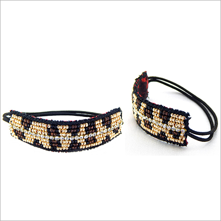 Hand Embroidered Beaded Hair Band Application: Household