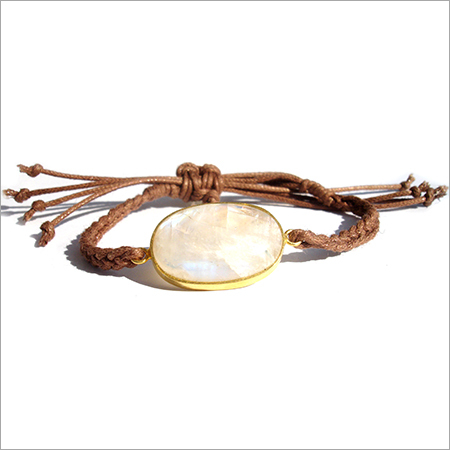 Gemstone Macrame Bracelet