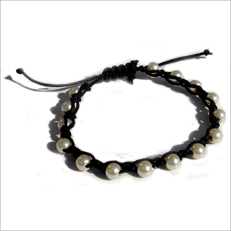 Handmade Beaded Thread Vintage Pearl Bracelets