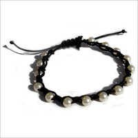 Handmade Beaded Thread Vintage Pearl Bracelets Diameter: 65 Millimeter (mm)