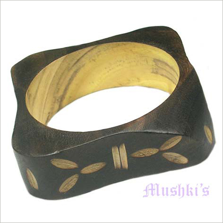 Designer Painted Wooden Antique Bangles