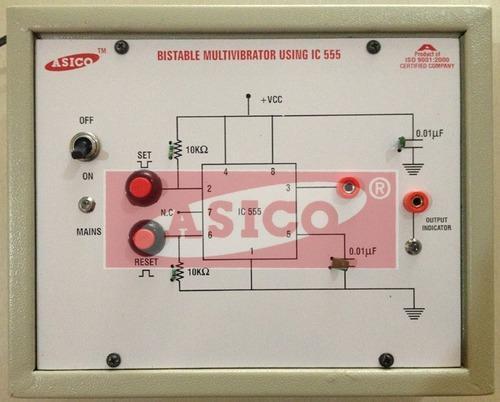 Bistable Multivibrator using IC 555