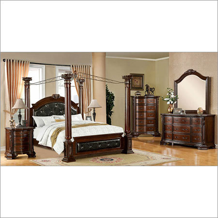 Cherry Finish Bedroom Set