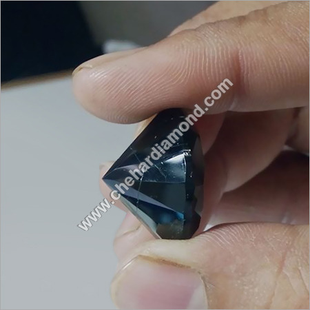 Dark Black TOURMALINE Gem Stone Round cut