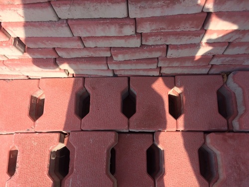 Interlock tiles (Red Colour)