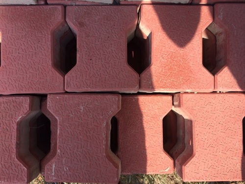 Interlock tiles (Red Colour)