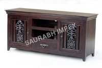 Jali Range Sideboard With Cd & Dvd Rack