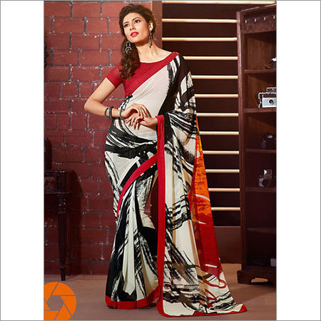 Cheap printed saree