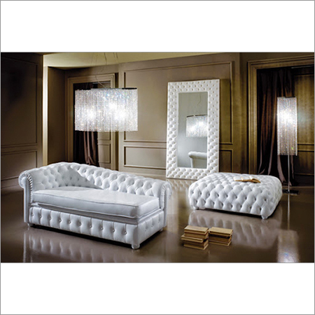 Purity Vibes Chaise Lounge - Teakwood, 175x90x75 cm, White | Elegant Design, Luxurious Comfort, Customizable