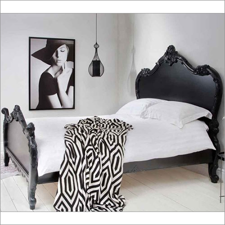 French Black Bedroom Bed