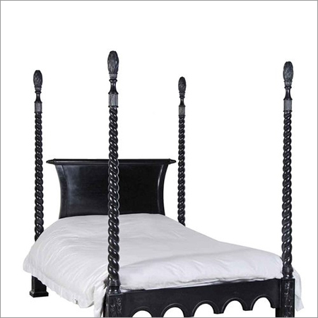 Majestic Luxury 4 Poster Black Bed 
