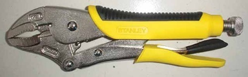 Locking Pliers Curved Jaw Stanley