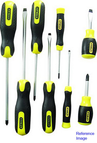 Stanley Cushion Grip 2 Screwdriver Set 8 Piece 92-004-2