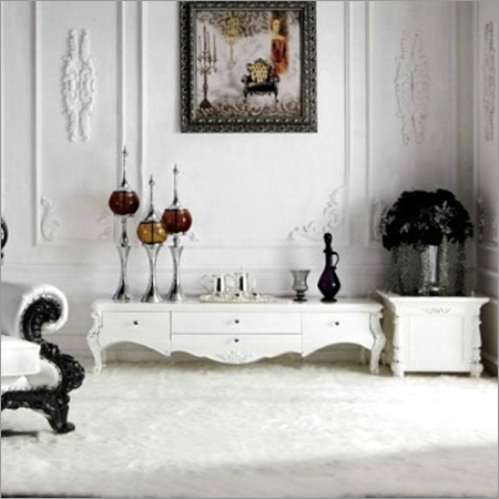 Modern Victorian Marbled TV Console