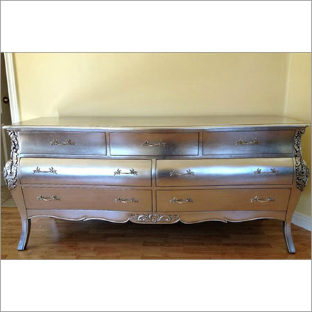 Rococo Oyster Wooden Cabinet 