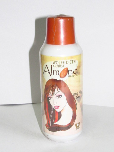 Almond Hair Oil - 100% Natural Ingredients Nourishing Formula for Soft Shiny Hair and Scalp Health