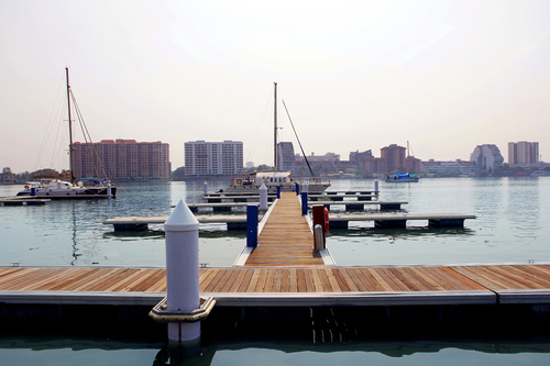 Aluminium Timber Floating Marina