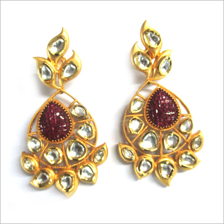 Designer Kundan Earrings