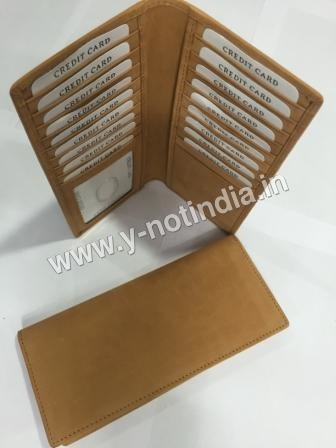 Nubuck Leather Card Holder